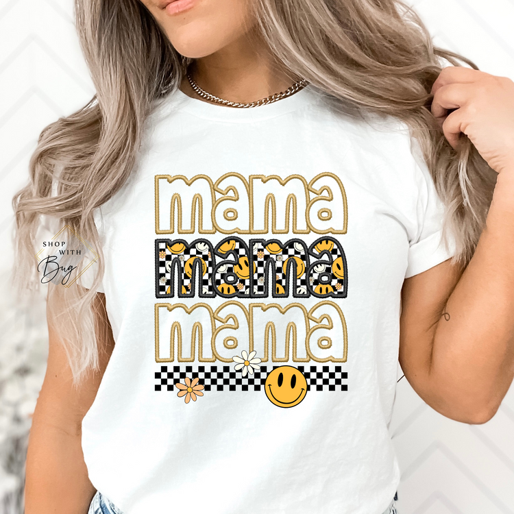 Smiley Mama Adult Shirt