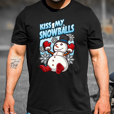 Kiss My Snowballs Adult Shirt