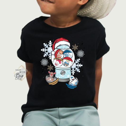Snowglobe Christmas  Kids Shirts