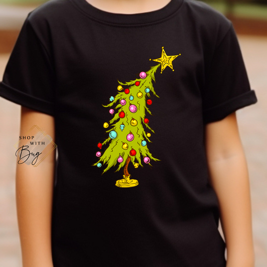 Christmas Tree Kids Shirt