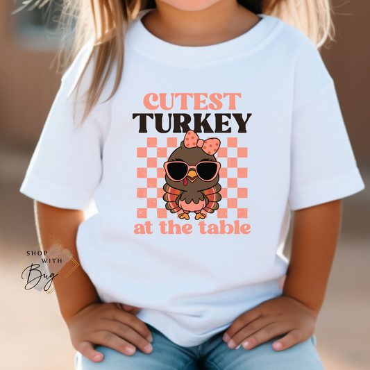 Cutest Turkey Kids Shirt