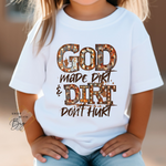 God Made Dirt Kids Shirt