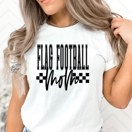 Flag Football Mom Adult Shirt
