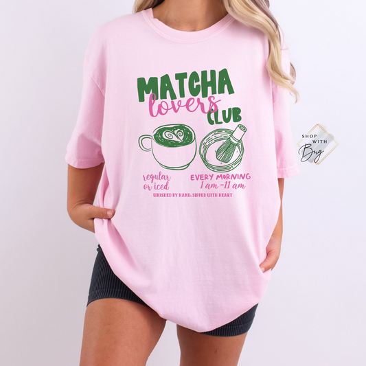 Matcha Lovers Club T-shirt