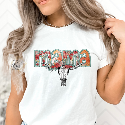 Mama Western Adult Comfort Colors Tee