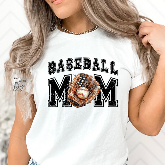 Baseball Mom Adult Shirt