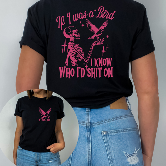 If I was a Bird Adult Short Sleeve Shirt