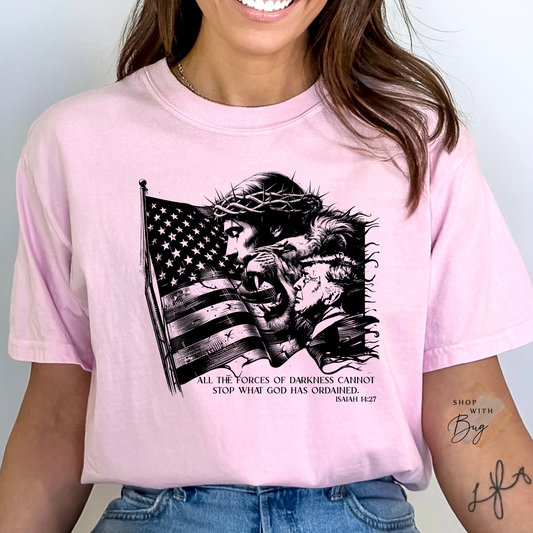 All the Forces of Darkness Comfort Colors Tee