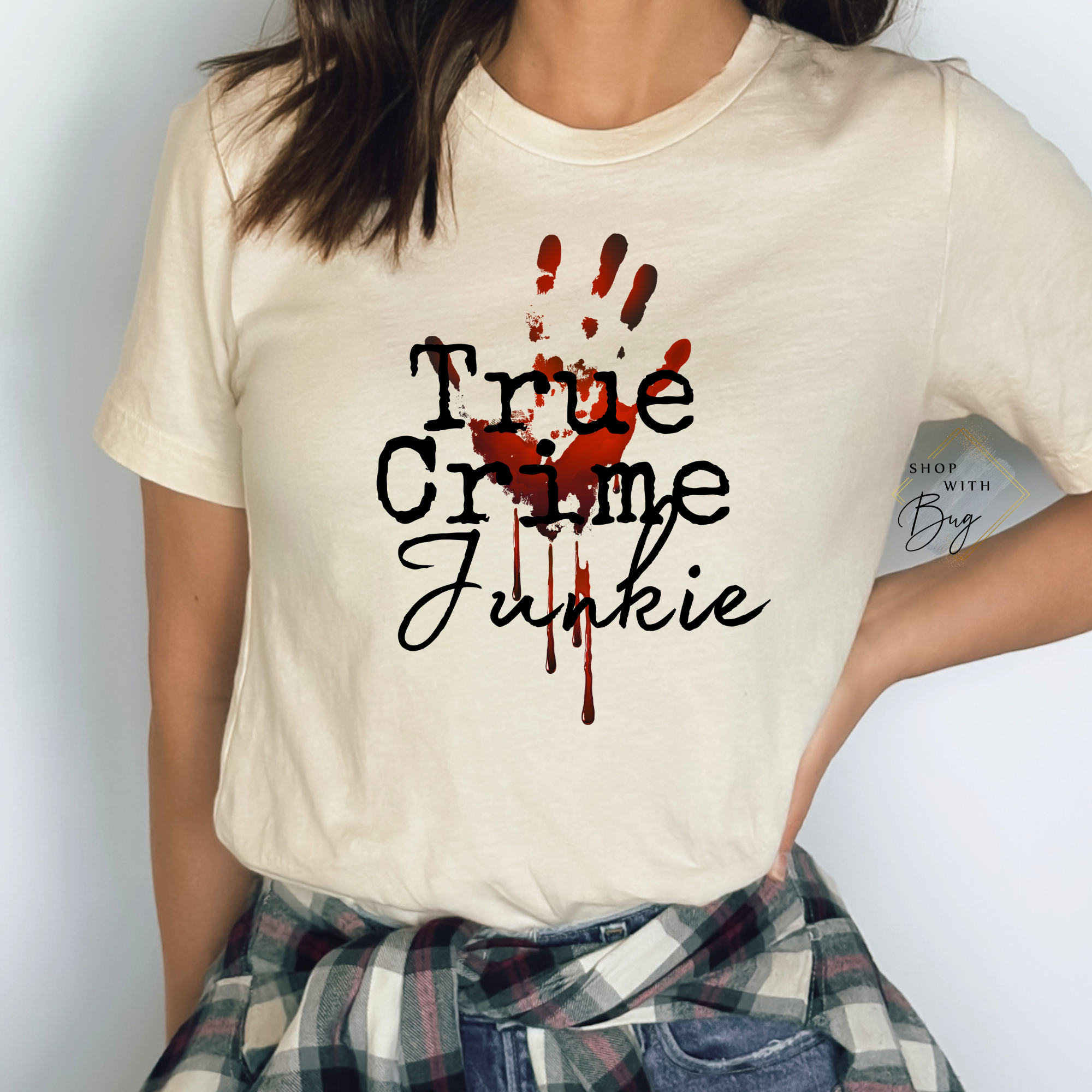 True Crime Junkie Adult Short Sleeve Shirt