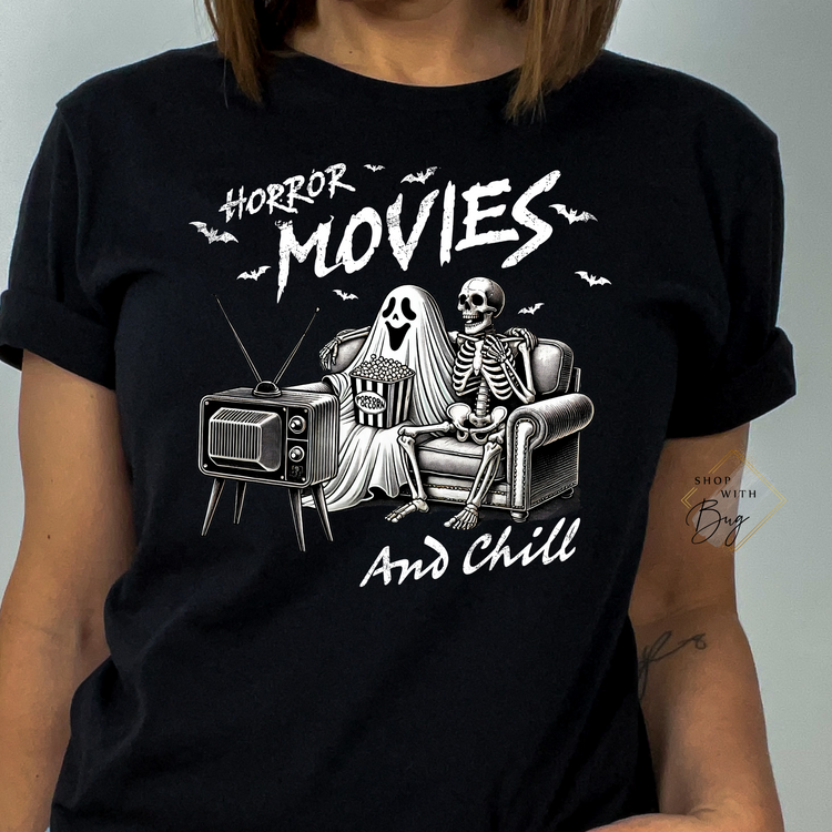 Horror Movies and Chill Short Sleeve Shirt
