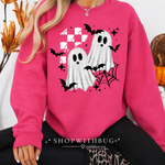 Boo Sweatshirt, Trendy Halloween Sweater, Spooky Season Sweater, Fall Vibes, Cute Ghost Sweatshirt, Stars Ghost