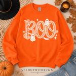 High Quality Lace Boo Crewneck Sweatshirt