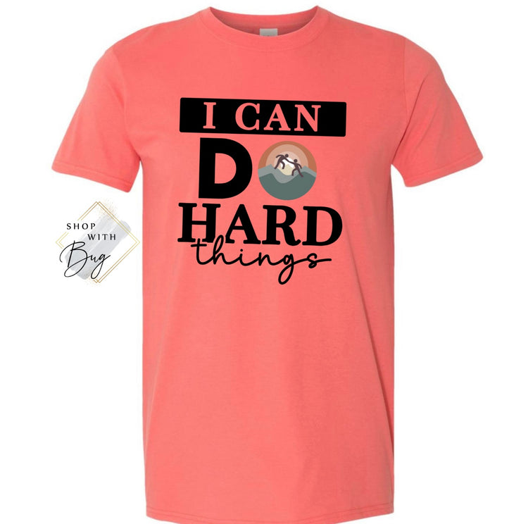 Aspire I Can Do Hard Things Adult Shirt