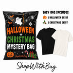 Mystery bag One Halloween and One Christmas T-shirt