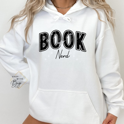 Book Nerd Adult Unisex Sweater Or Hoodie