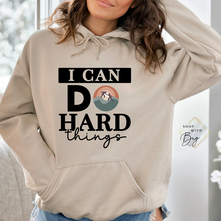 Aspire I Can Do Hard Things Adult Shirt