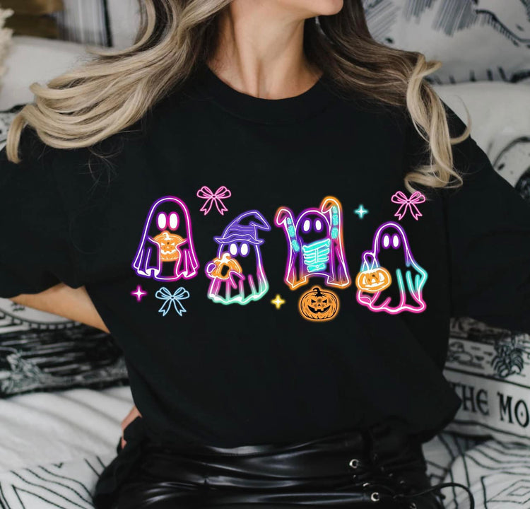 Neon Ghost Crewneck Sweater