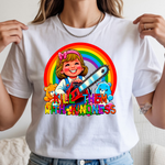 Rainbow Kindness Adult Short Sleeve Shirt