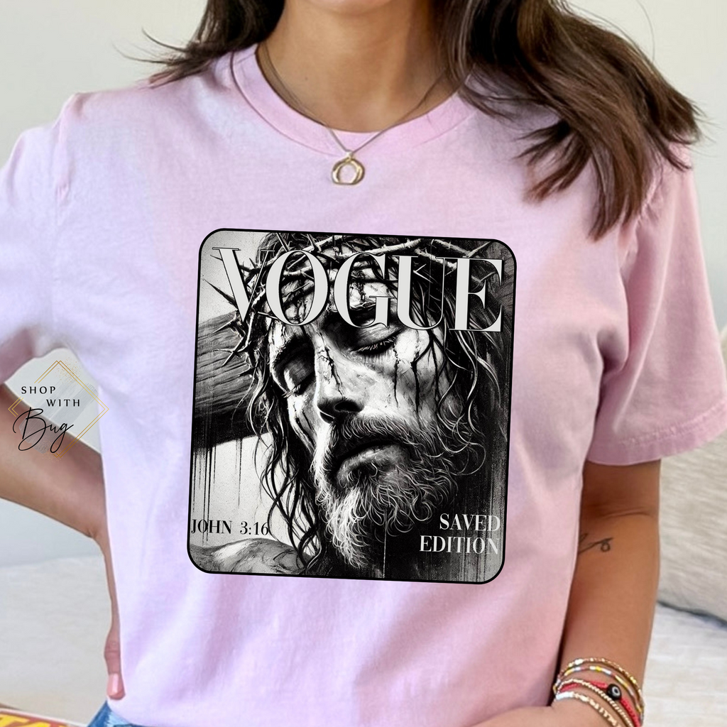 Saved Edition John 3:16 Vogue Adult Shirt