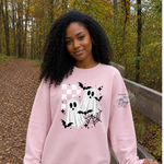 Boo Sweatshirt, Trendy Halloween Sweater, Spooky Season Sweater, Fall Vibes, Cute Ghost Sweatshirt, Stars Ghost