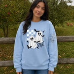 Boo Sweatshirt, Trendy Halloween Sweater, Spooky Season Sweater, Fall Vibes, Cute Ghost Sweatshirt, Stars Ghost