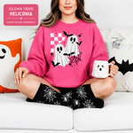 Boo Sweatshirt, Trendy Halloween Sweater, Spooky Season Sweater, Fall Vibes, Cute Ghost Sweatshirt, Stars Ghost