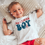 American Boy Kids Shirt