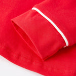 Christmas Red Boys Embroidered Pajamas