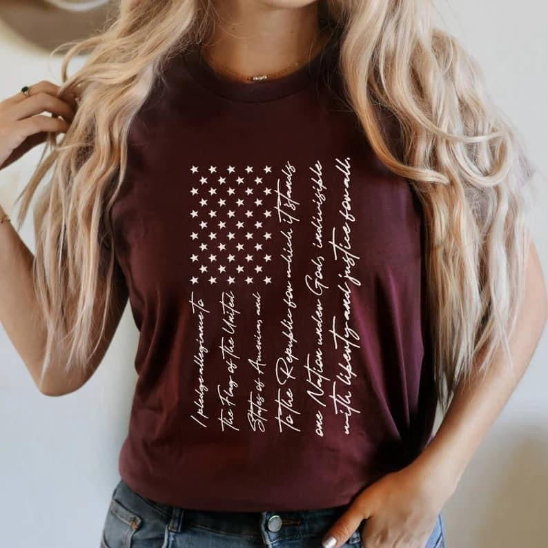 Pledge Of Allegiance Shirt
